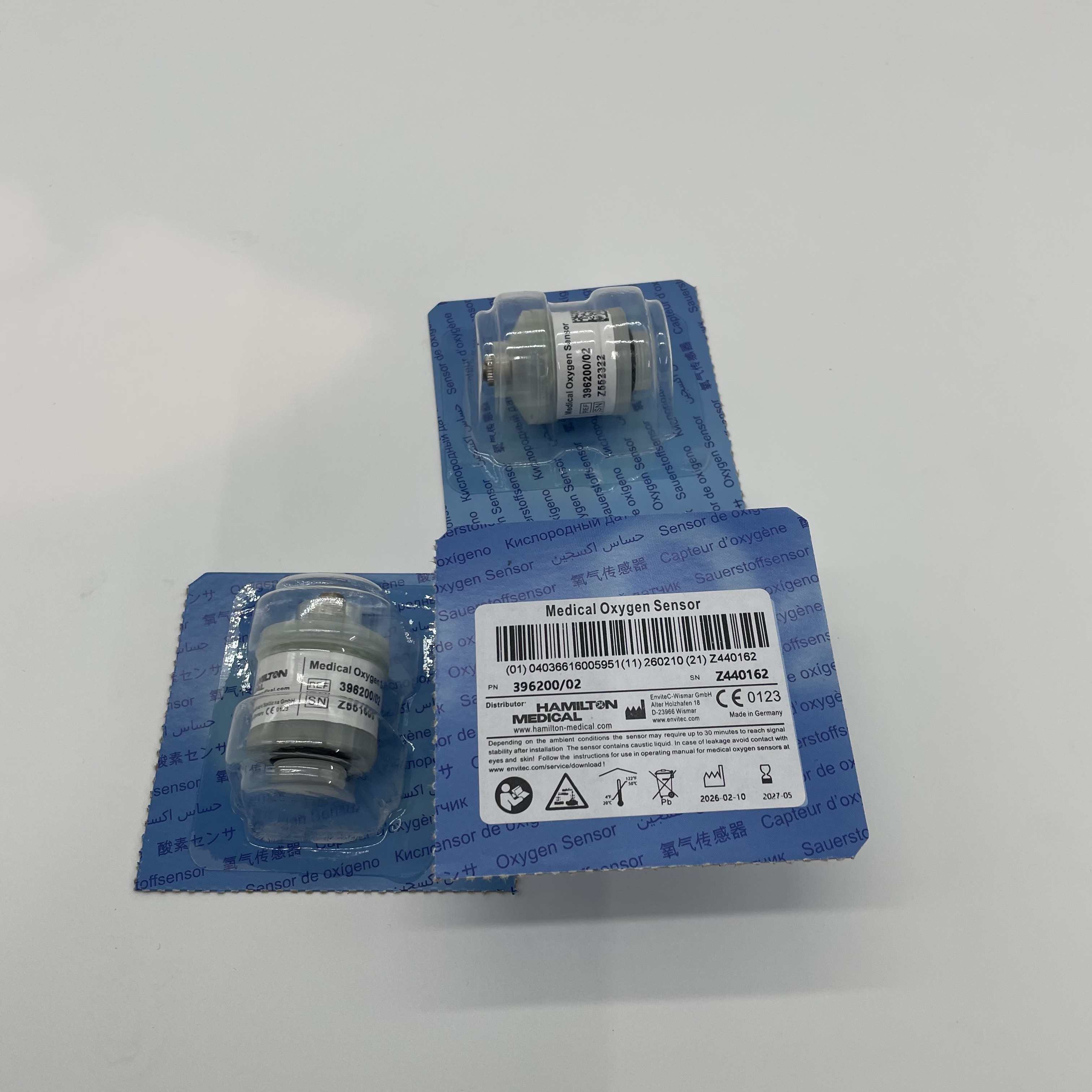 HAMILTON MEDICAL 396200-02 Medical Oxygen Sensor