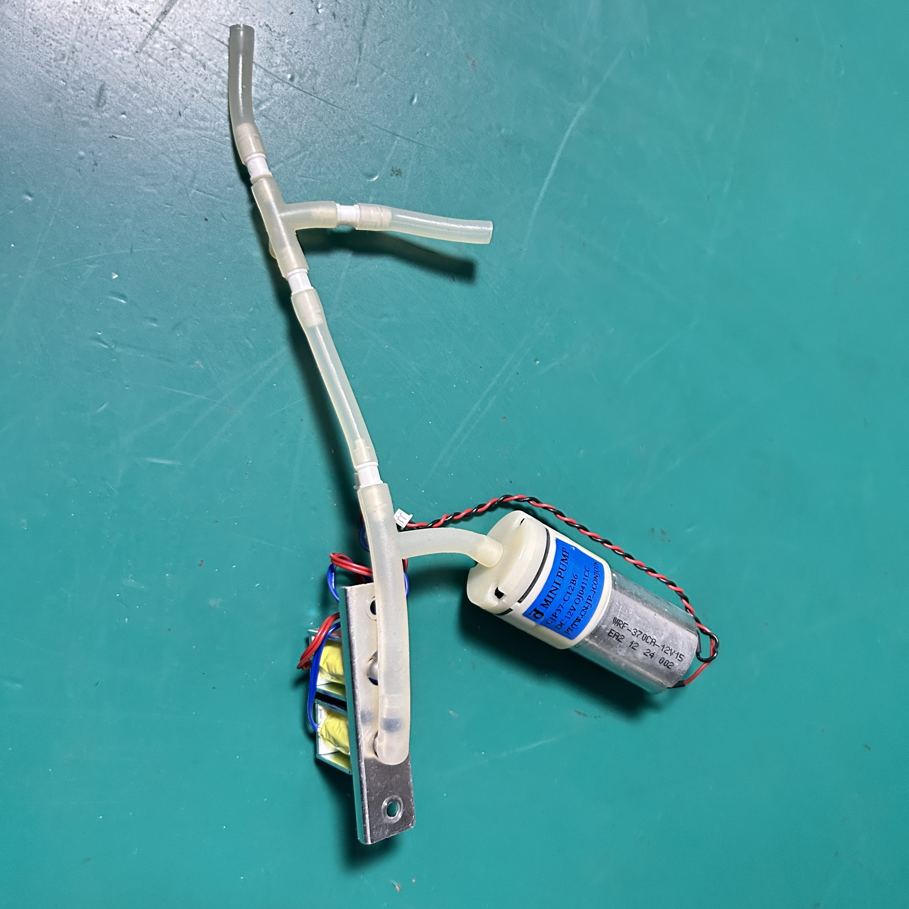 Mindray IPM12 patient monitor pump solenoid valve assembly CJP37-C12B6 DC 12V OJ0411CC (pump) CJV13-A12B2 (solenoid valve)