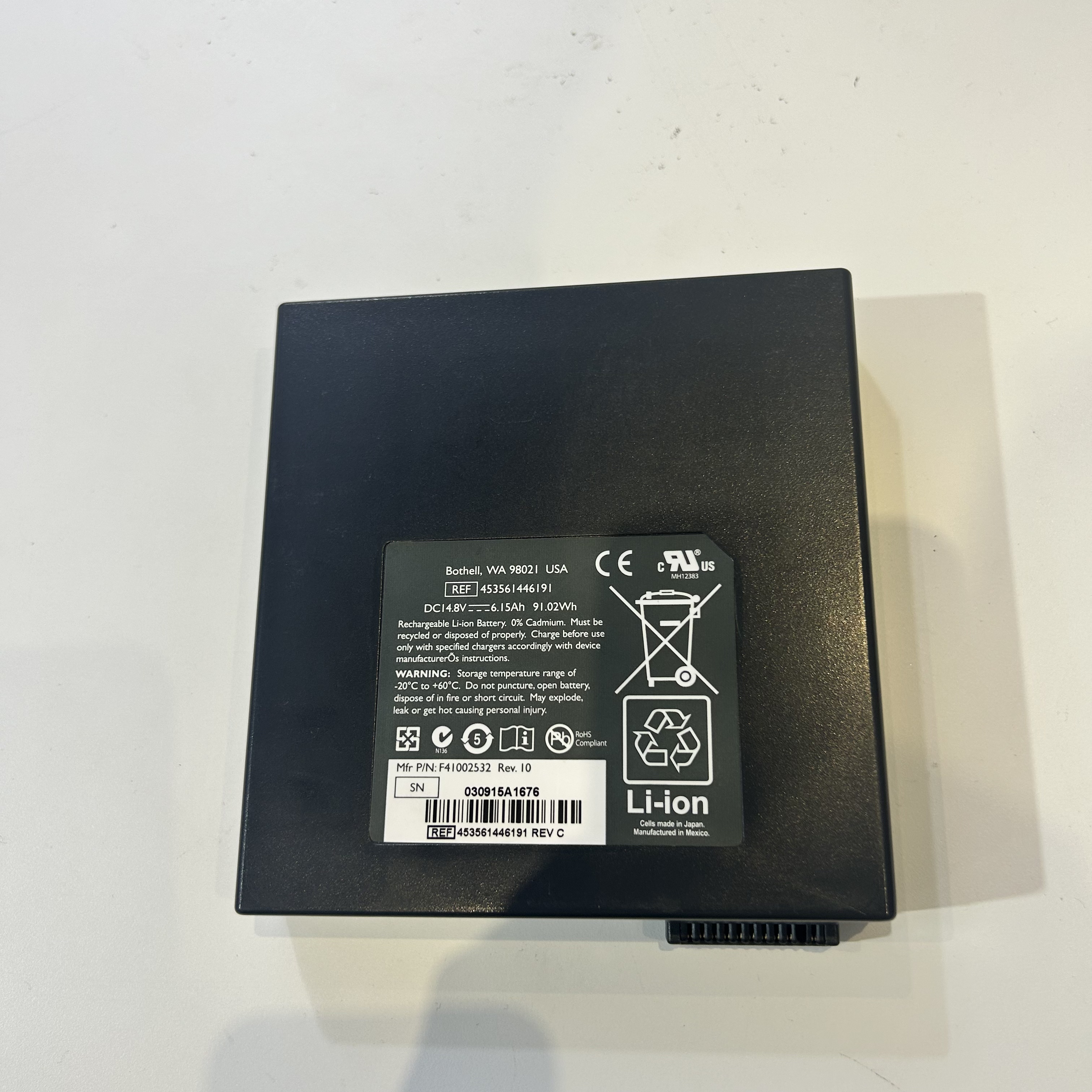 453561446191 F41002532 Batería 14.8V 6.15Ah para Philips Ultrasonido CX30 CX50