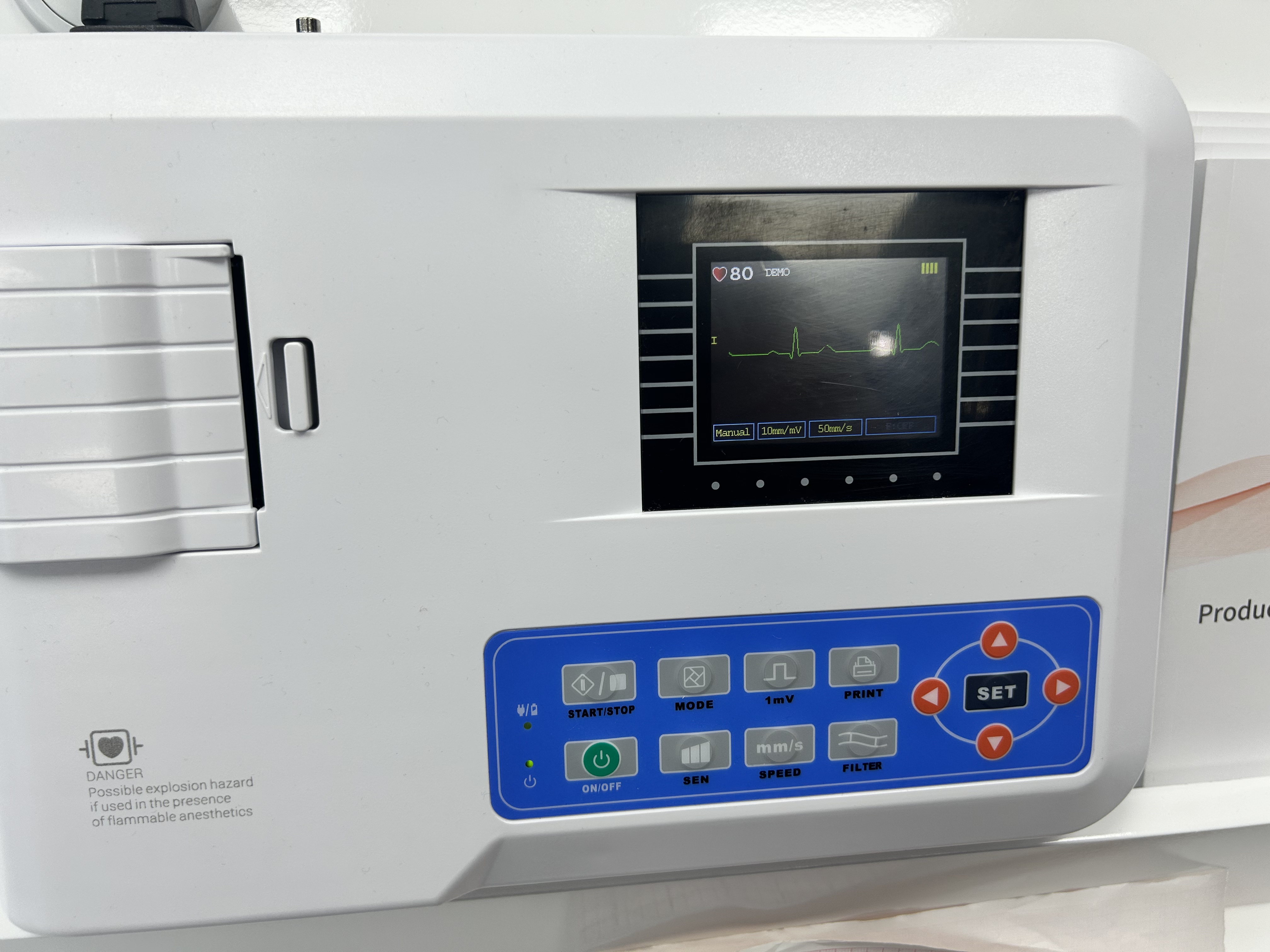 Máquina de ECG digital portátil CONTEC ECG100G