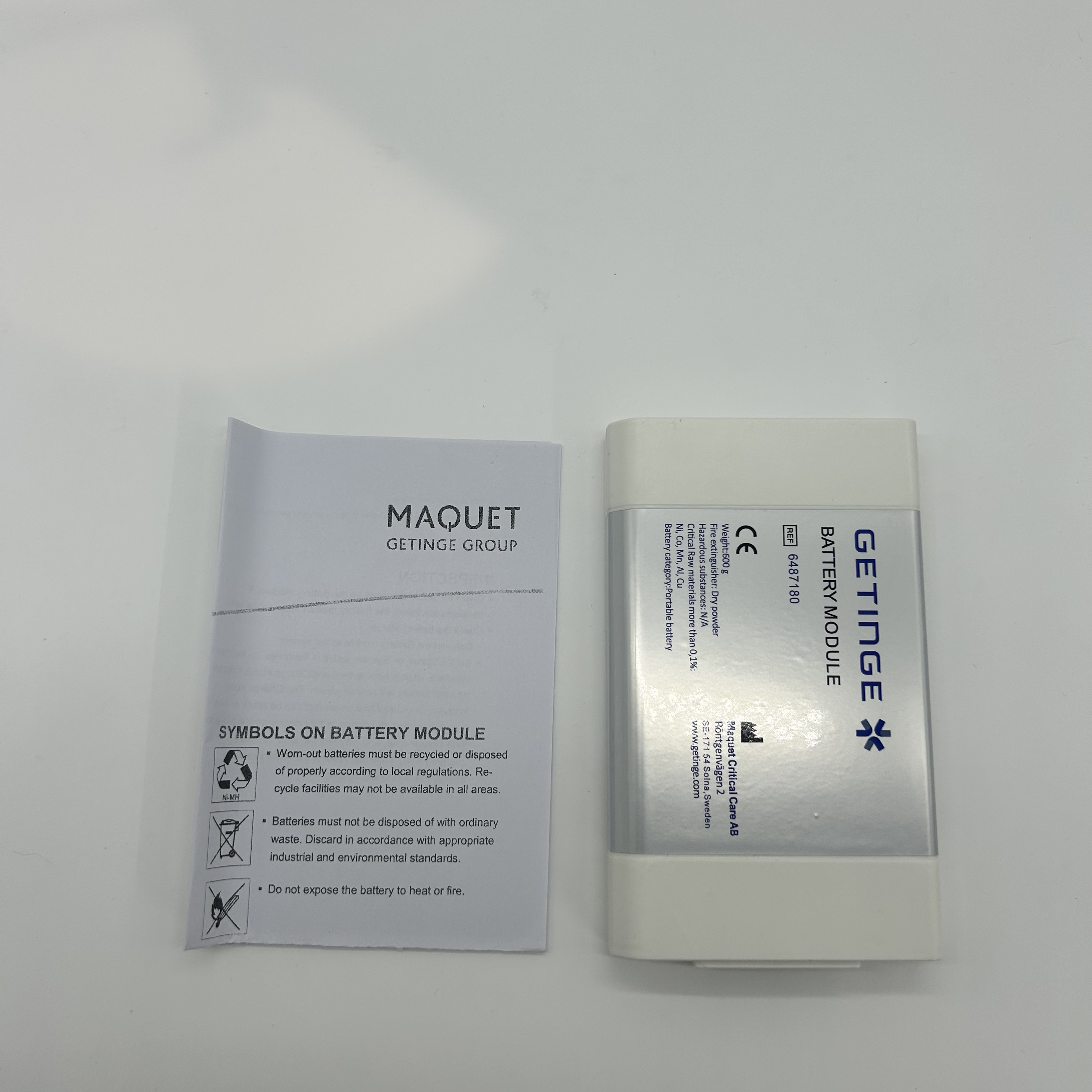 Módulo de batería GETINGE 6487180