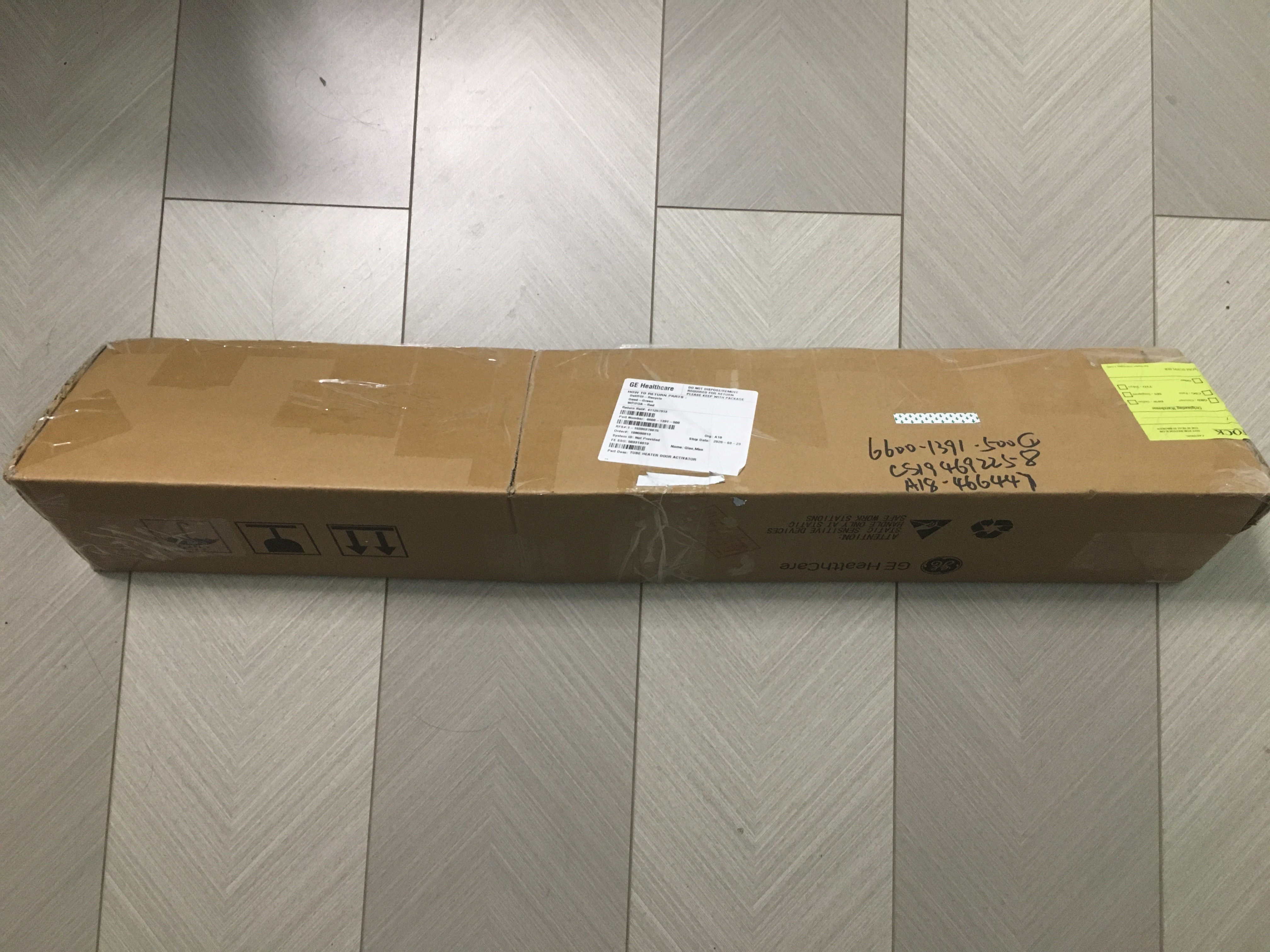 GE Tube Heater Door Activator 6600-1391-500