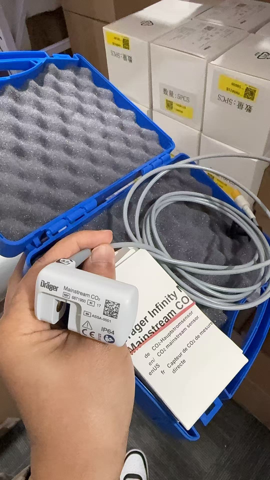 Draeger mainstream etco2 cable 6871950