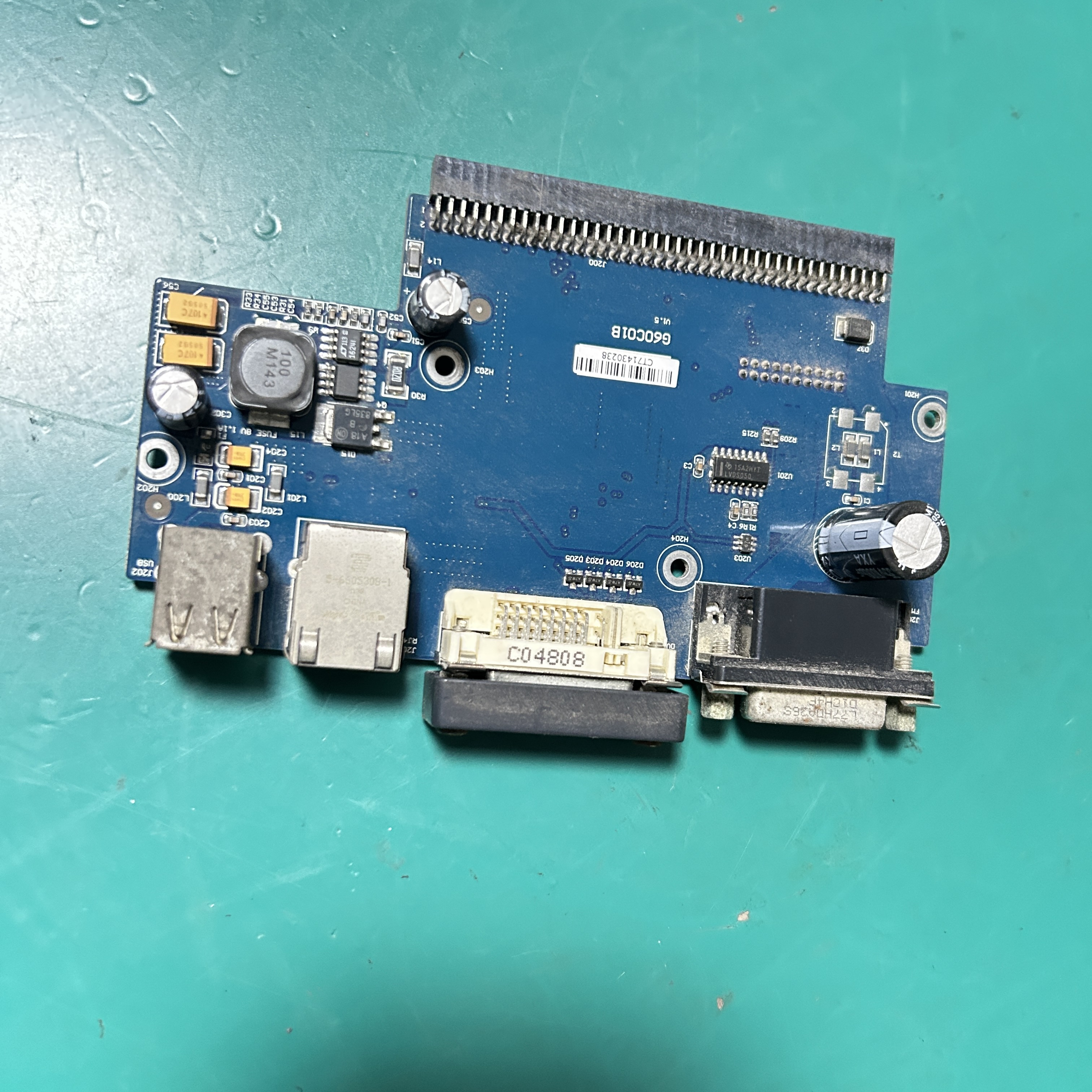Philips G60 patient monitor IO board includes VGA USB network card interface CT71430238 G60C01B