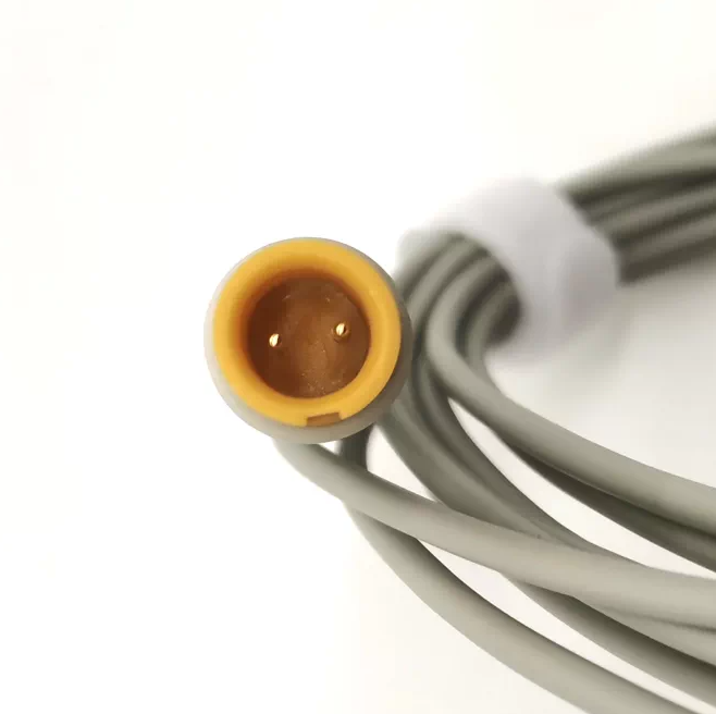 Original BLT ECG Monitor Temperature Sensor, Adult Body Surface Temperature Probe, 2-Pin, 15-031-0005