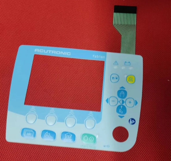 Fabian ventilator button membrane, switch button panel film