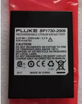 Compatible with original FLUKE BP1730-2009 battery, 3.7V 2500mAh, PN 4146702