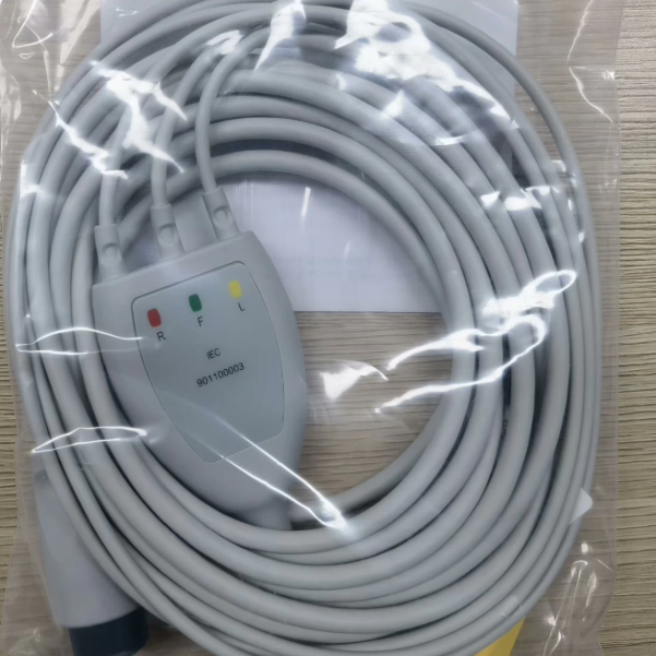 ZOLL M2 3-Lead ECG Cable IEC REF 901100003