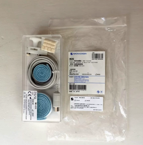 Nihon Kohden Photoelectric Electromyography Saddle Electrode Saddle Stimulator NM-420S (H636)
