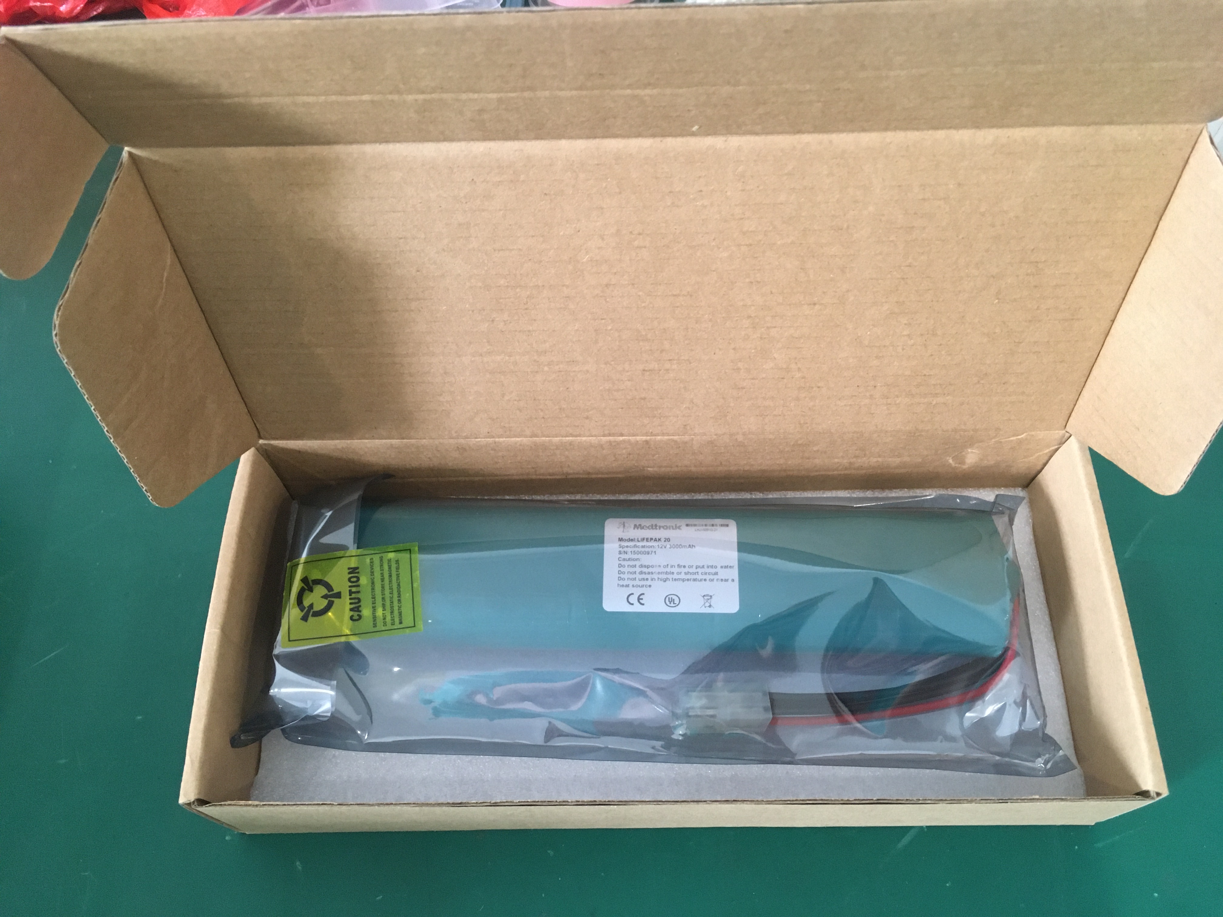Medtronic Lifepak 20 แบตเตอรี่ 11141-000112 เข้ากันได้