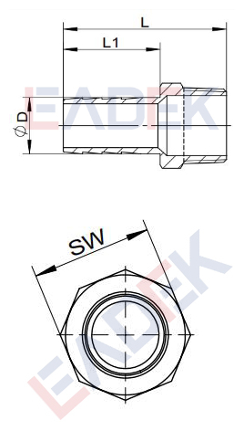 Hose Nipple Male Thread