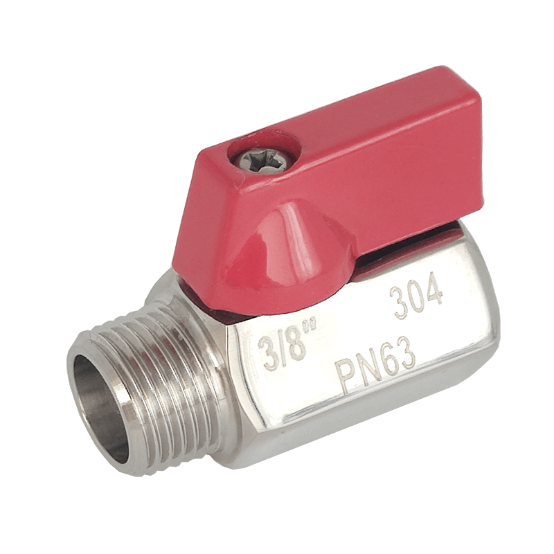 brass ball valve with stainless steel handle