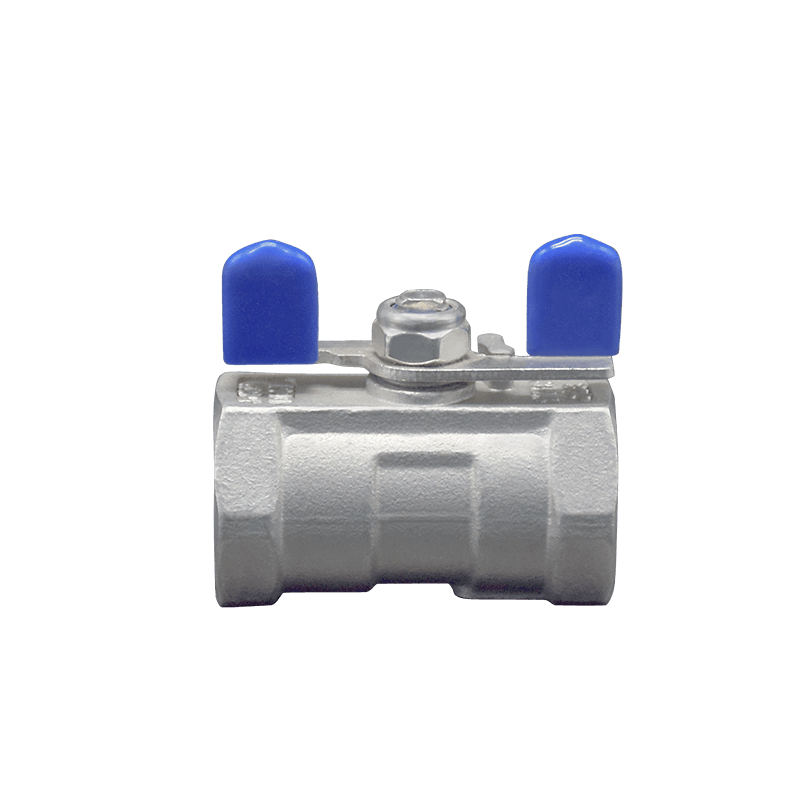 Stainless Steel 1PC Thread Ball Valve with Butterfly Wing Handle