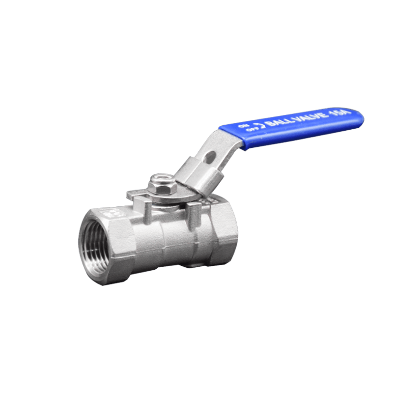 Stainless Steel 1PC Thread Ball Valve With Lock Lever Handle