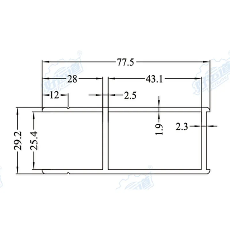 05418 Refrigerated truck body flooring Aluminum profile for truck and trailer