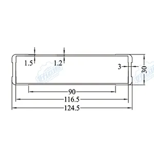 05429 Angle corner protector / Aluminum profile rail