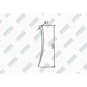 Rubber fender flares extruded rubber fender for trailer truck 04924