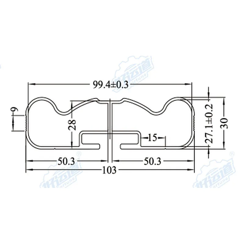 05426 Aluminum Alloy Truck Floor / Refrigerated truck body flooring / Aluminum T track flooring for truck body flooring