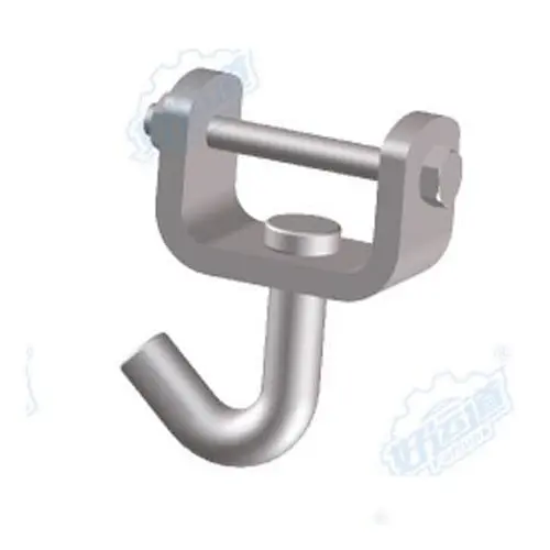 Ratchet flat swivel wire finger hook J hook for webbing 04318