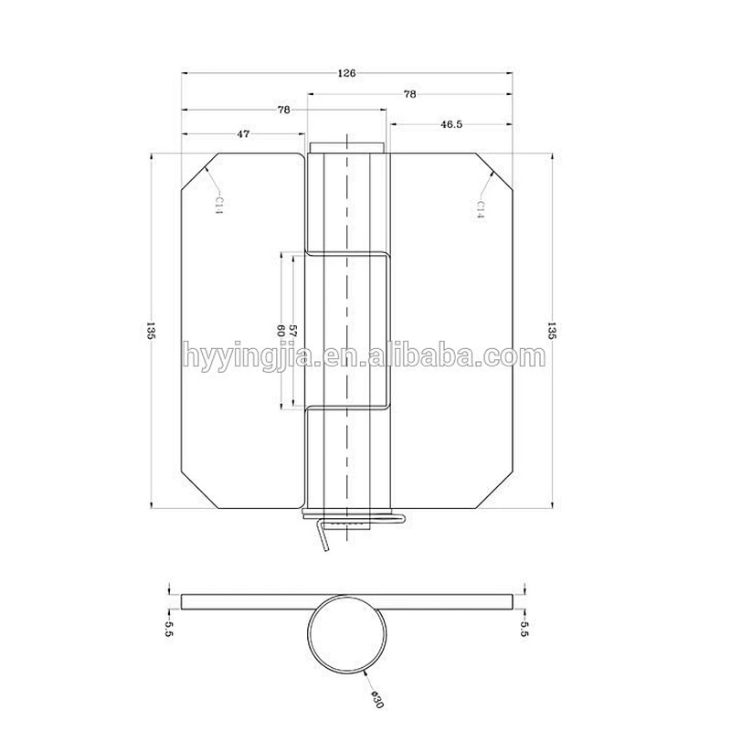 01522 hinges trailer,truck ,van body parts