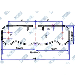 08426 Vehicle body fittings trailer parts side guards