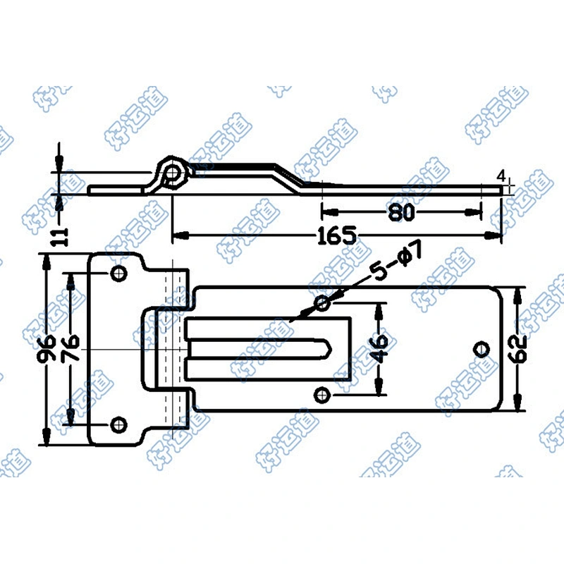 Enclosed cargo trailer doors parts rear side door hinges 01167