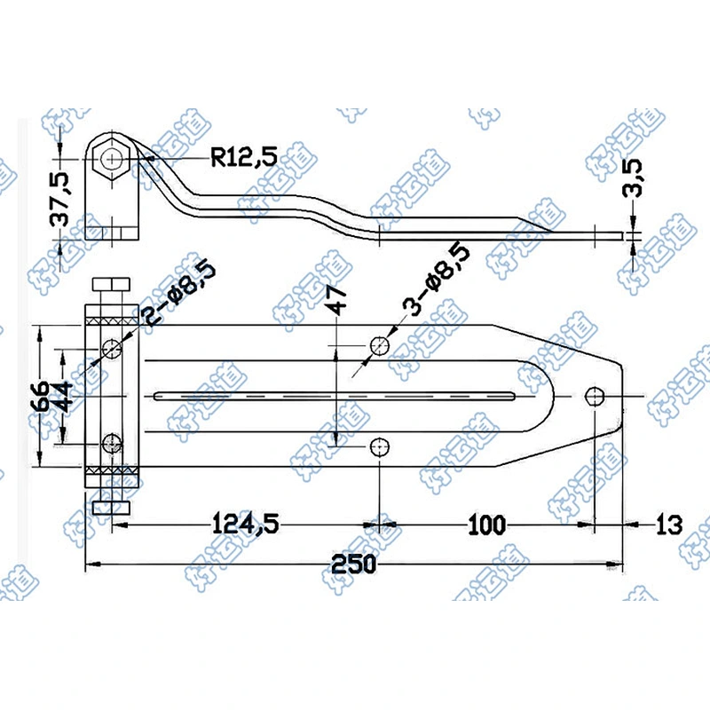 Steel Truck Trailer Cabinet Door Hinge, Refrigerated truck ventilation door hinge