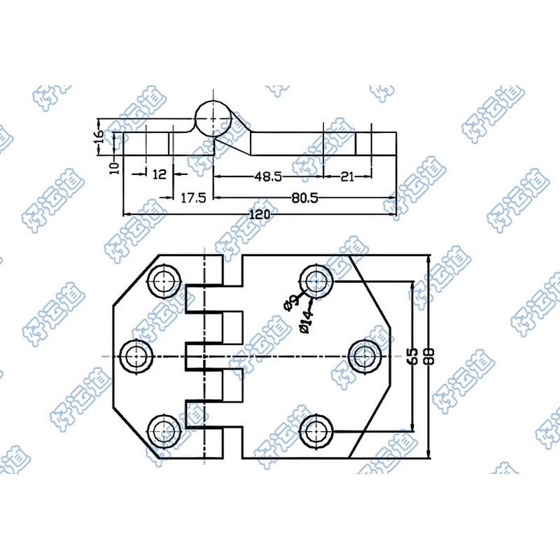 truck and trailer body parts steel boat hatch hinge