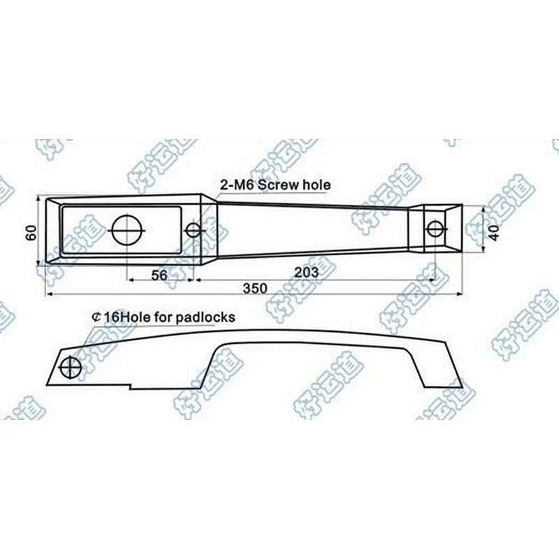 09115 Refrigeration Door Locks and Refrigerator lock