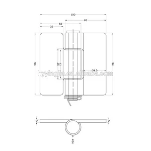 01524 hinges truck,trailer,van door hinges