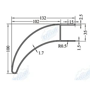 08416 Refrigerated truck body flooring / Aluminum truck floor