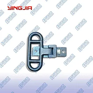 Steel folding step for truck car with mounting hardware 08609