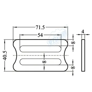04324 China steel snap hook