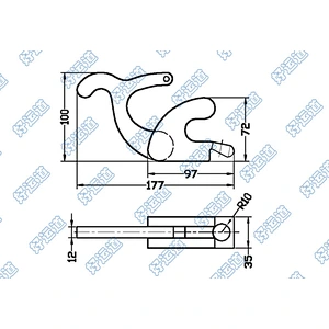 03225 Vehicle truck body accessories trailer fittings