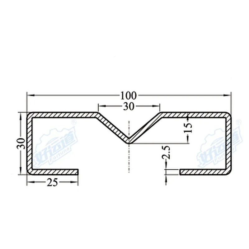 05414 Grade Aluminum profile/Aluminum profile for glass/Aluminum profile accessory