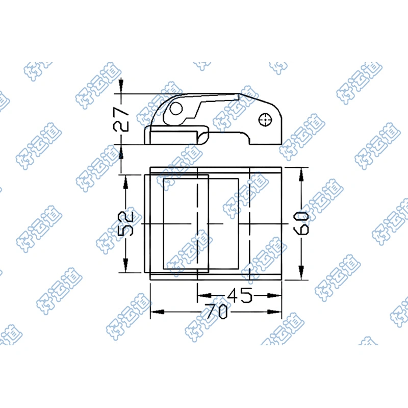 Cast steel press release cam buckle 2 inch