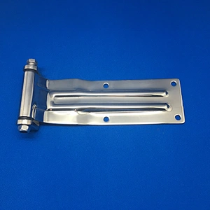 01116 Semi trailer truck dump body container door side rear hinge