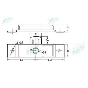 Dropside flat latch for truck and trailer parts