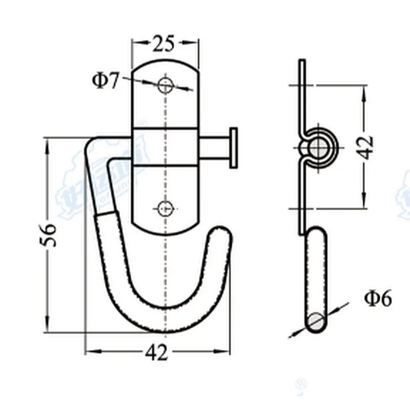 04408 Truck lashing ring stainless steel container body lashing ring
