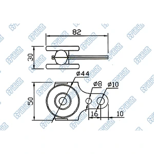 Rollers for truck curtains trailer with roller 07129
