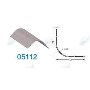 05112 Trailer body outside aluminum corners profile