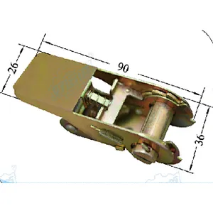 04104 Container truck cam ratchet buckle for strap