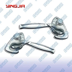 Spring loaded dropside latch for truck body parts