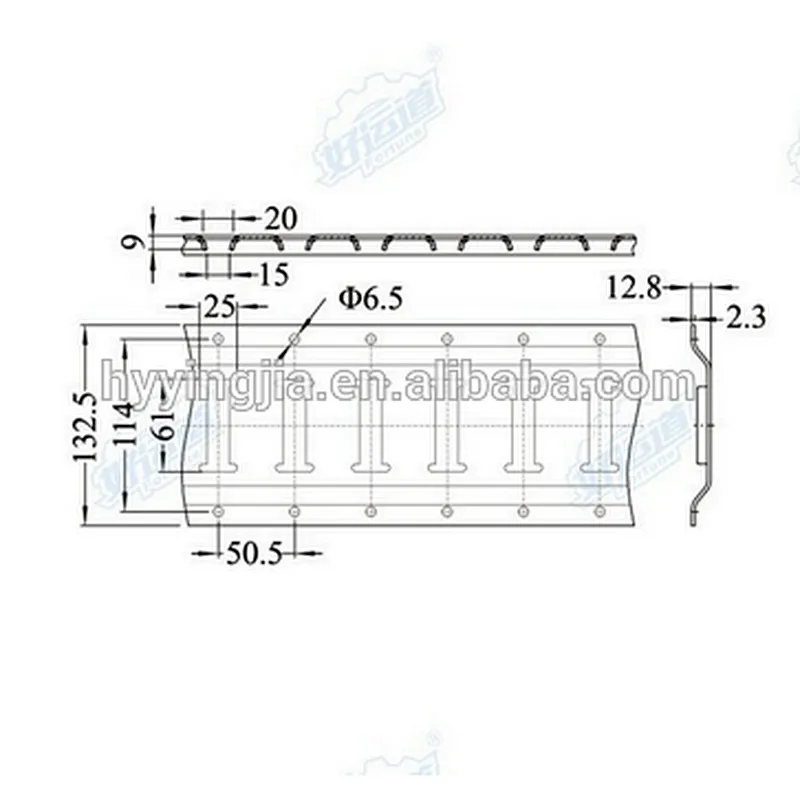 04504 Truck body parts Cargo E-Track