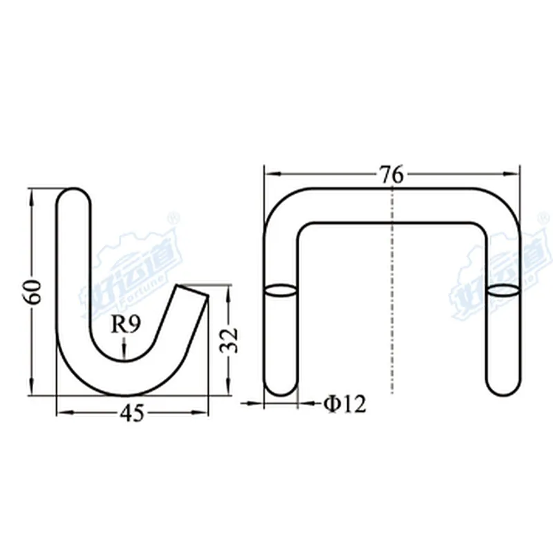 04311 Steel ratchet J hook tie down