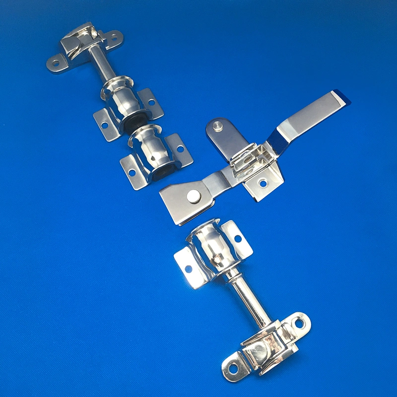 581121S Trailer Spare Parts Heavy Duty Sliding Truck Rear Door Lock in stainless steel
