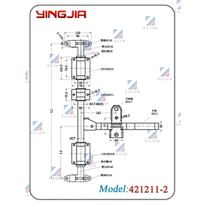 Steel Cam Door Lock For Small Enclosed Trailers America Market