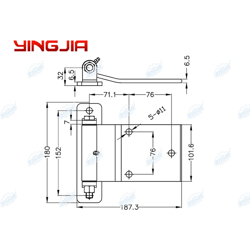 01170 Refrigerator hinge