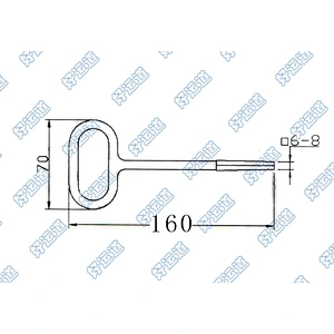03126 Tool key for truck trailer