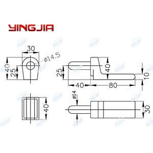 01158 Truck hinges and pin hinges